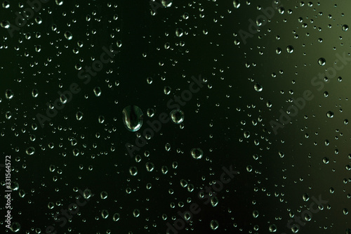 Water rain and droplets background