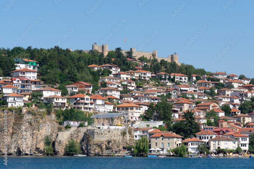 Vieille ville d'Ohrid en Macédoine du Nord