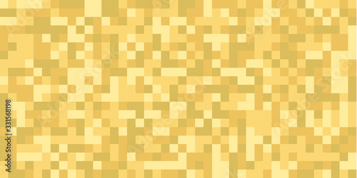Fototapeta Naklejka Na Ścianę i Meble -  Gold yellow square pattern abstract background for presentation.