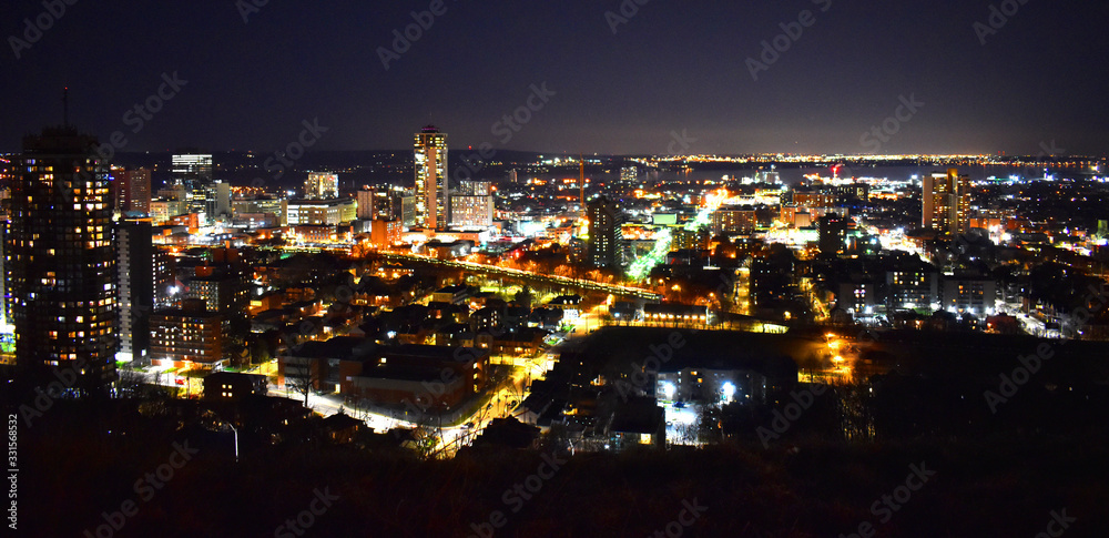 Obraz premium city at night