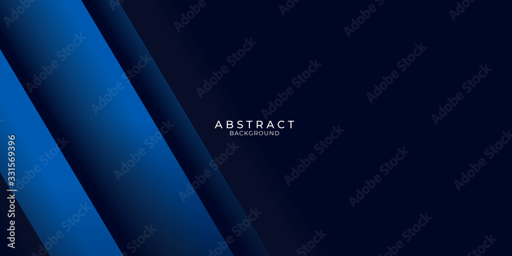 Dark Blue Black Presentation Background with shadow light 3D layered stripe line