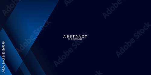 Dark blue modern business abstract background. Vector illustration design for presentation, banner, cover, web, flyer, card, poster, wallpaper, texture, slide, magazine, and powerpoint. 