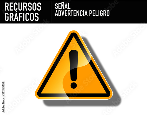 Recurso Gráfico. Señal de Peligro