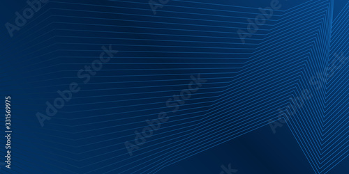 Modern business dark blue line abstract background with zigzag line and sharp line © Salman