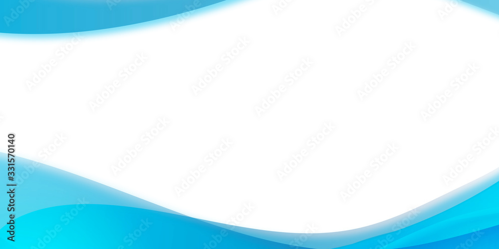 Obraz premium Blue wave curve business abstract background with blank copy space