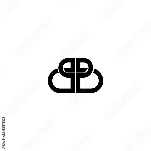 BB Logo Design Vector Template