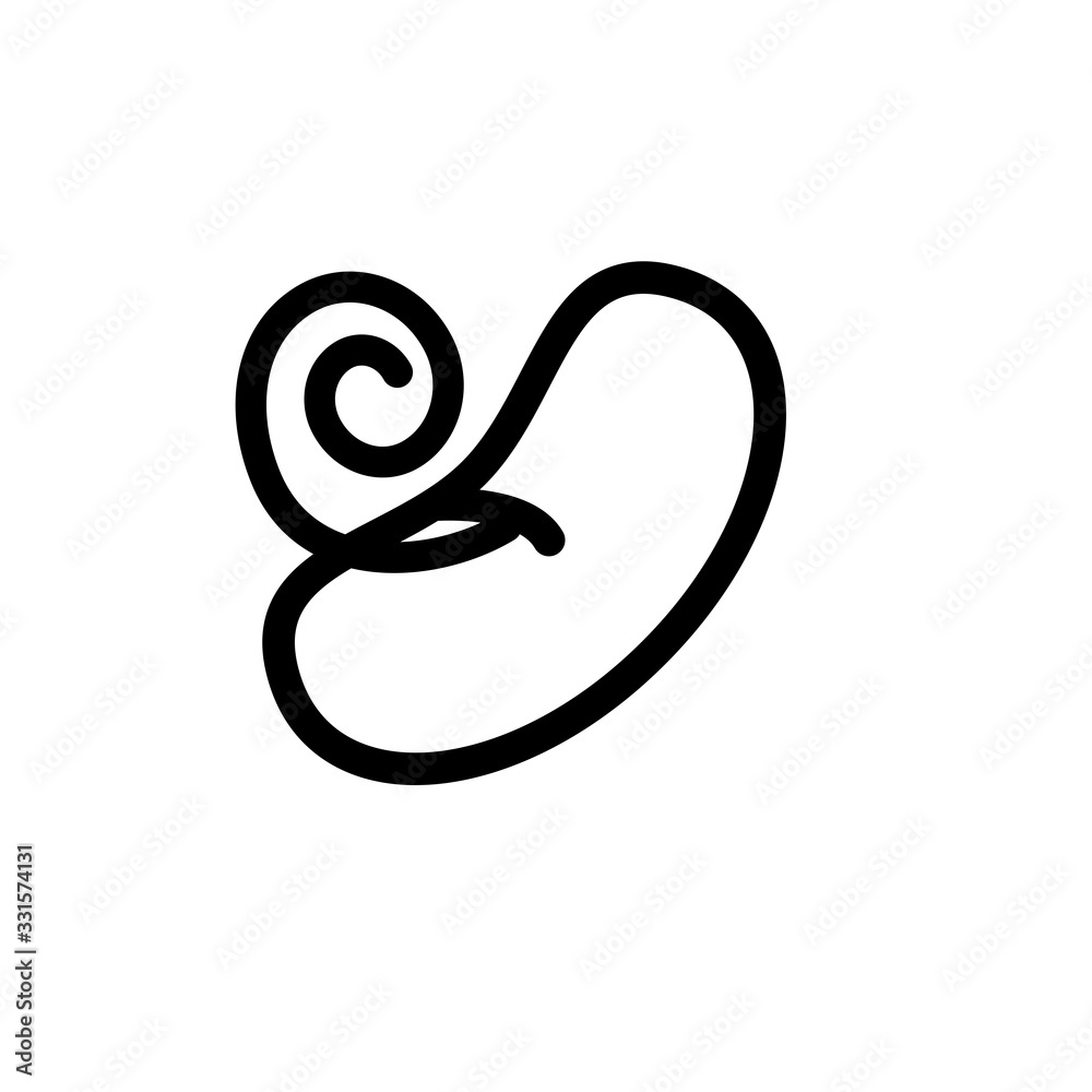 Vector illustration, seed icon design Vector illustration, seed icon design