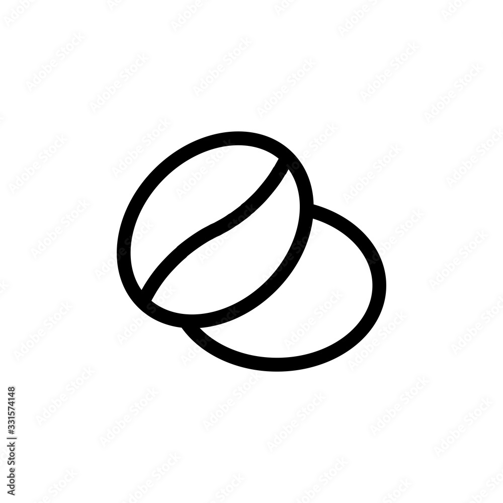 Vector illustration, seed icon design Vector illustration, seed icon design