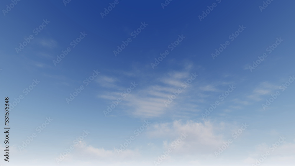 Fototapeta premium Cloudy blue sky abstract background, blue sky background with tiny clouds