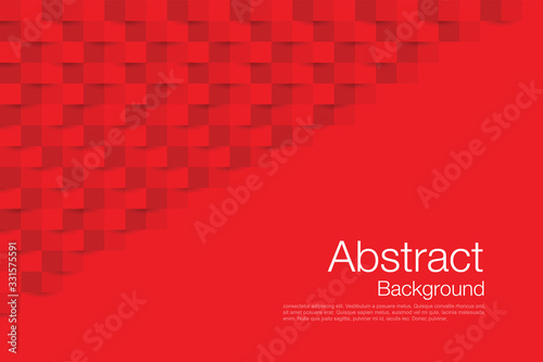 Red abstract texture. Vector background 3d paper art style can be used in cover design, book design, poster, cd cover, flyer, website backgrounds or advertising. illustrator