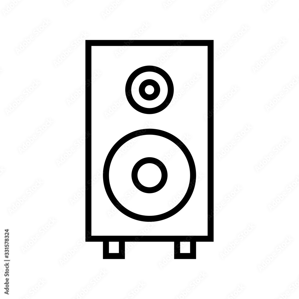 Loud speaker box icon