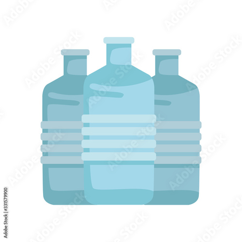 water big bottles containers icons