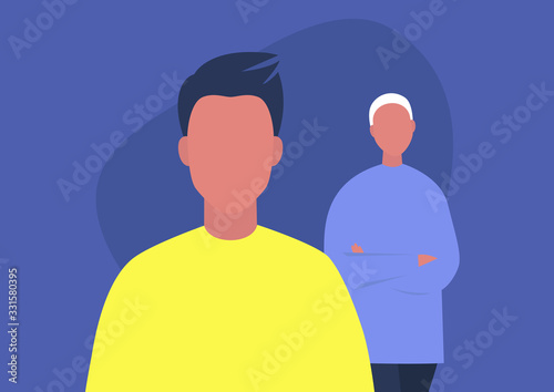 Negative Emotional climate, toxic relations between two male adults, argue, passive aggressive issues