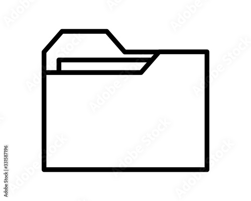 folder file document line style icon