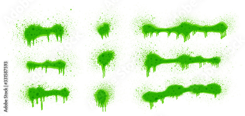 Virus Spray Paint, Coughing and air spreading germs, Corona Virus, The spread of viruses and bacteria through the object. Vector illustration.