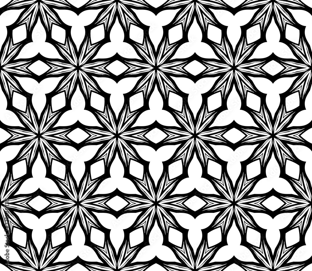 Fototapeta premium seamless floral geometric patterns. olive color. Texture for holiday cards, Valentines day, wedding invitations, design wallpaper, pattern fills, web page, banner, flyer. Vector illustration.