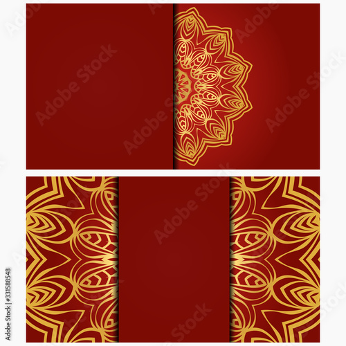 Relax Cards With Mandala Formed Flowers, Boho Style, Illustration. For Wedding, Bridal, Valentine's Day, Greeting Card Invitation.