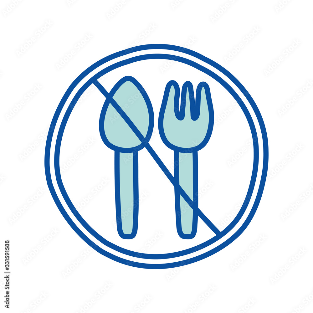 Ramadan fasting line and fill style icon vector design Ramadan fasting line and fill style icon vector design