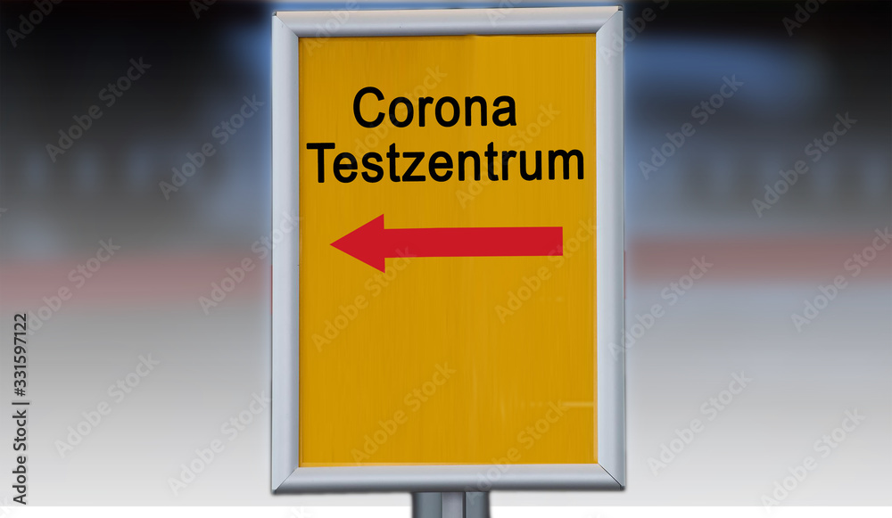 Wunschmotiv: Corona Textzentrum Schild / Coronavirus COVID-19 / Corona Mutation / Corona Impfung #33