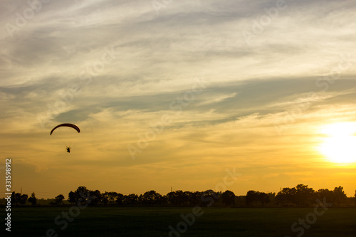 Sky motor paragliding