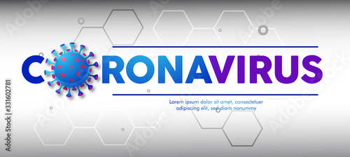 Virus. Abstract vector Corona Virus 2020. disease, virus infections Infographic, Logo, symbol & how to prevent