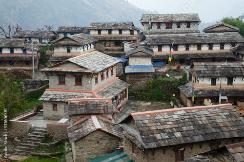 old Grandruk village in Nepal