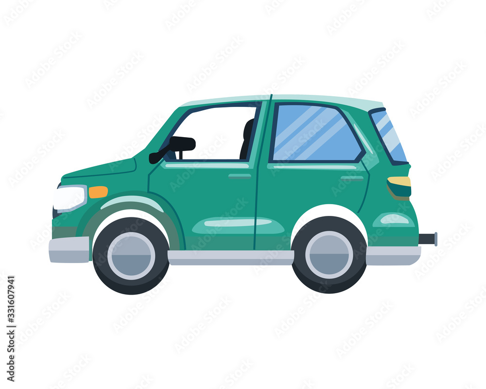 car vehicle transport isolated icon