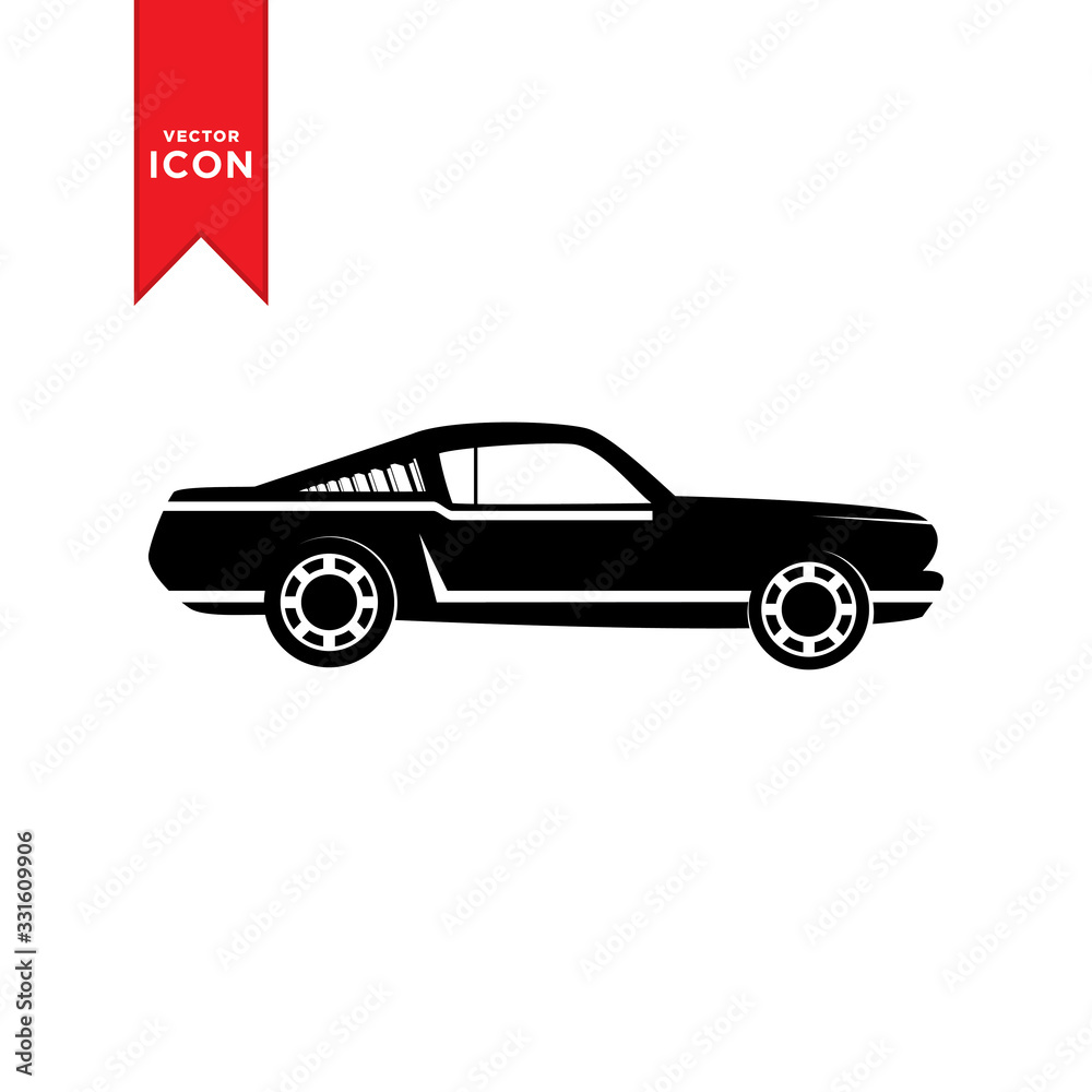 Car icon vector. Super car icon modern on trendy design.