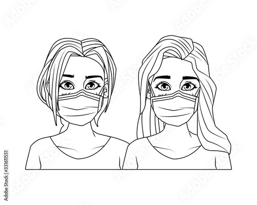 young girls with mouth cap medical accessory