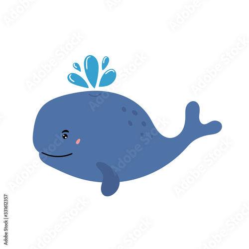 Cute whale