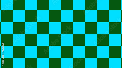 Amazing green & aqua checker abstract,Chess board