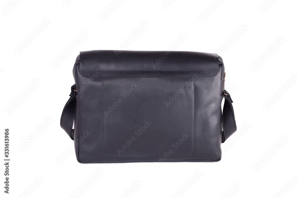 Natural fashion leather handbag isolated on white background Natural fashion leather handbag isolated on white background