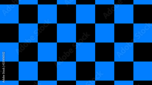 Amazing blue & black checker board,New checker board abstract