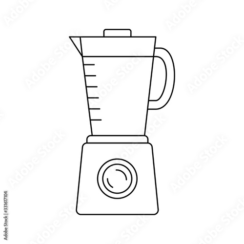 Deckle line icon, outline vector sign linear