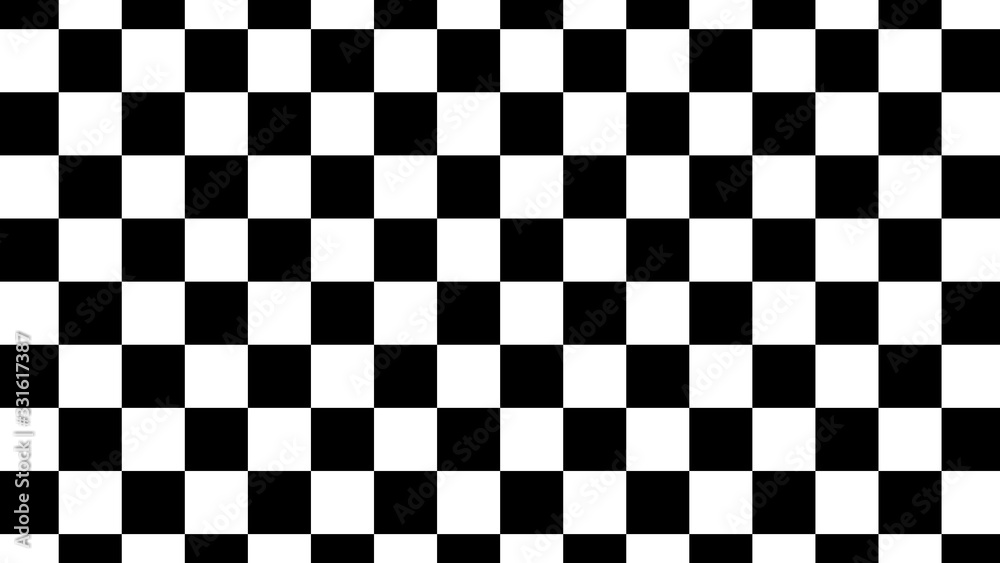 Amazing black & white abstract image,New checker abstract image