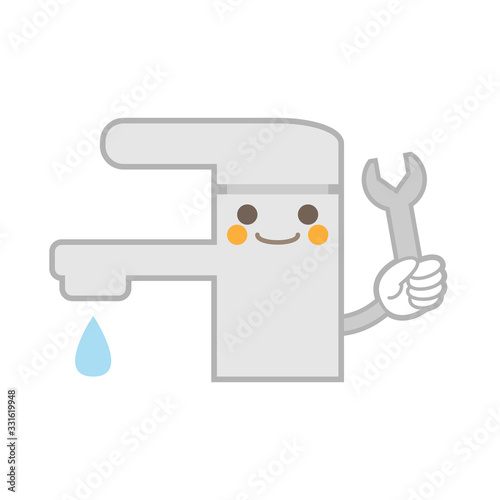 水道キャラクター修理