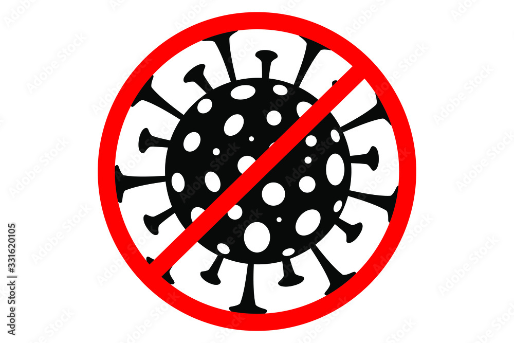 EPS 10 vector. Coronavirus outbreak concept. Stop virus spread by quarantine. EPS 10 vector. Coronavirus outbreak concept. Stop virus spread by quarantine.