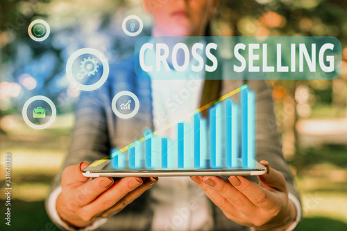 Foto Word writing text Cross Selling