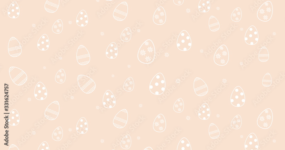 Background of Easter Eggs on a pink background Background of Easter Eggs on a pink background