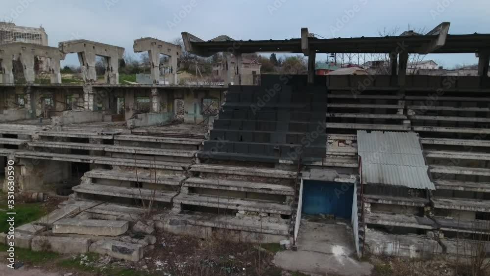 destroyed the stadium ,from the Soviet Union destroyed the stadium ,from the Soviet Union