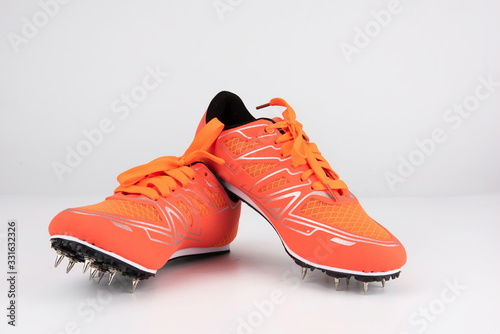 Track shoes isolated in white background