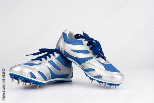 Track shoes isolated in white background