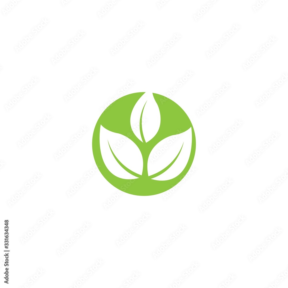 Leaf icon Vector Illustration design Leaf icon Vector Illustration design