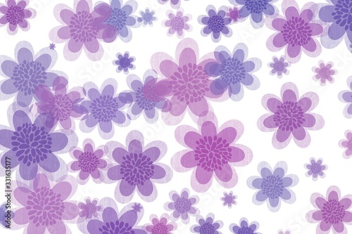 Colorful flower patterned background. Perfect for artwork or wallpaper 
