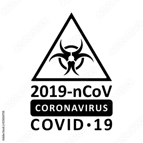 Coronavirus virus Covid -19 Cell Icon 2019-nCoV logo