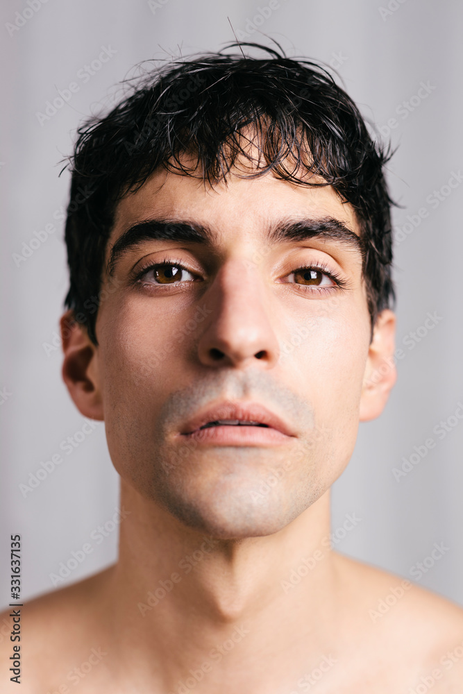 Obraz premium Man portrait facial expression