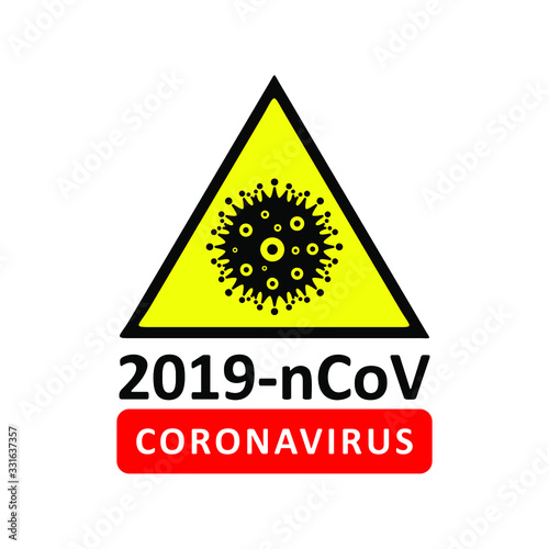 Coronavirus virus Covid -19 Cell Icon 2019-nCoV logo