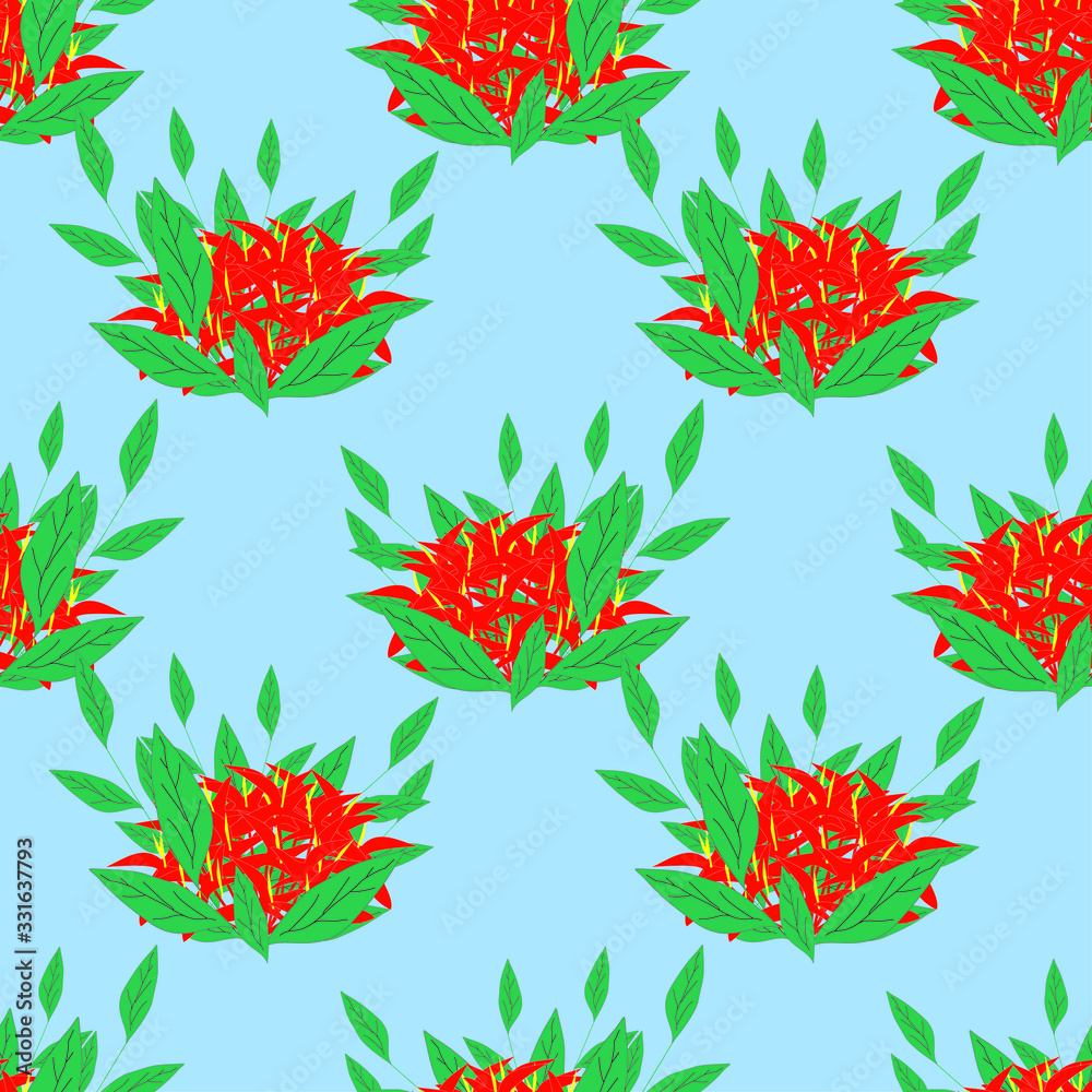 Fototapeta premium autumn leaves seamless pattern