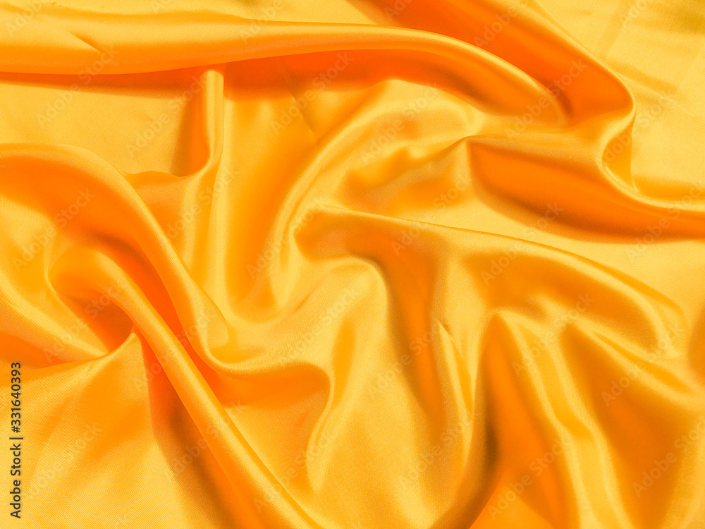 Minimal yellow fabric texture background. smooth elegant wavy light with cpoy space Minimal yellow fabric texture background. smooth elegant wavy light with cpoy space