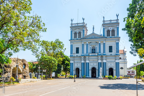 Fényképezés View at the Church of Saint Mary in Negombo - Sri Lanka